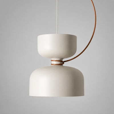Scandinavian Wrought Iron Pendant Light