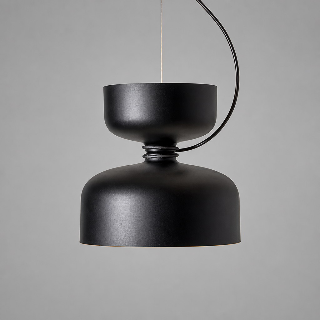 Scandinavian Wrought Iron Pendant Light