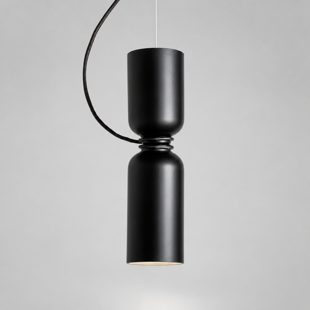 Scandinavian Wrought Iron Pendant Light
