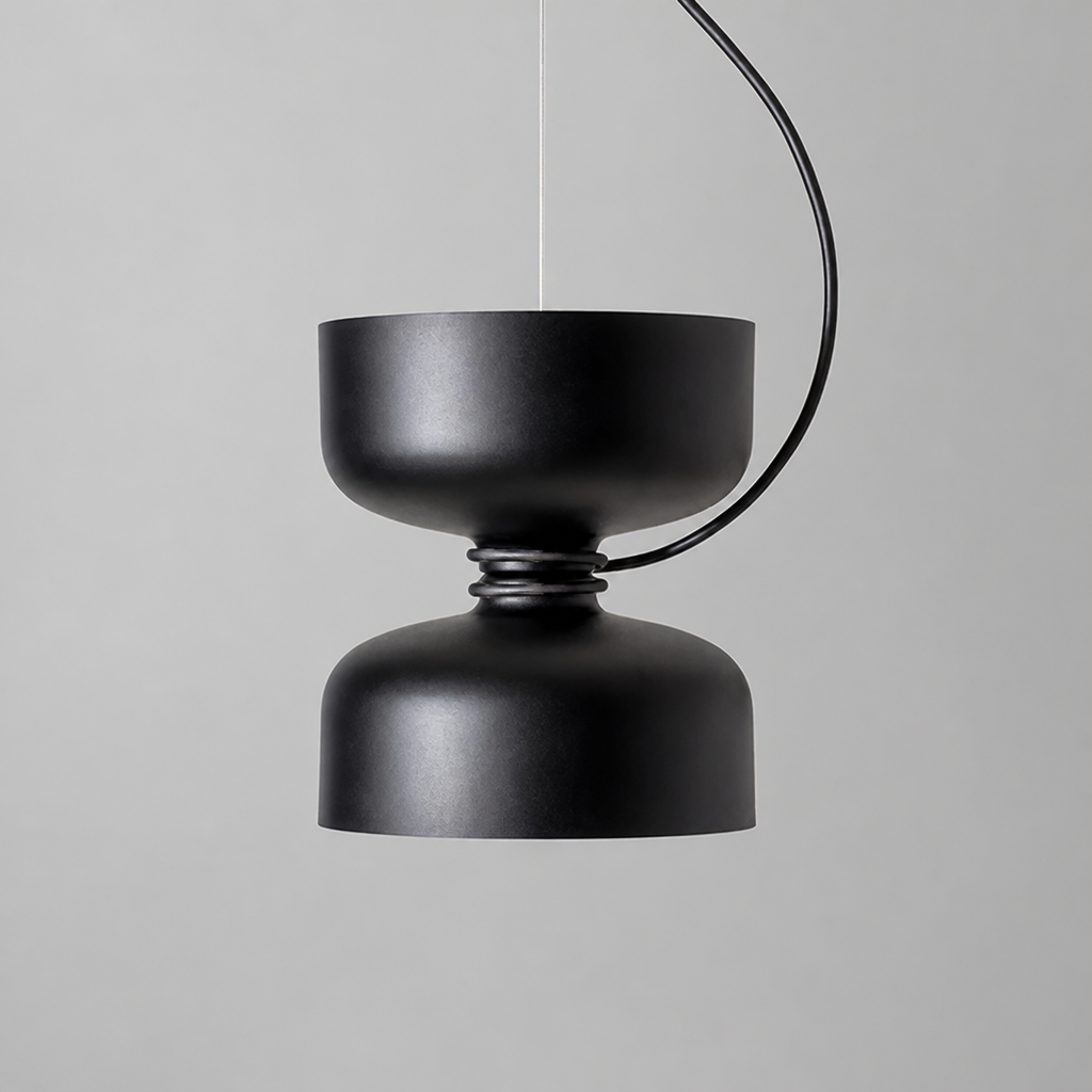 Scandinavian Wrought Iron Pendant Light