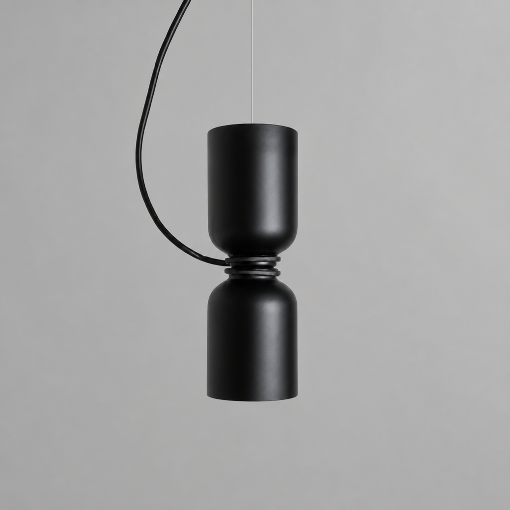 Scandinavian Wrought Iron Pendant Light