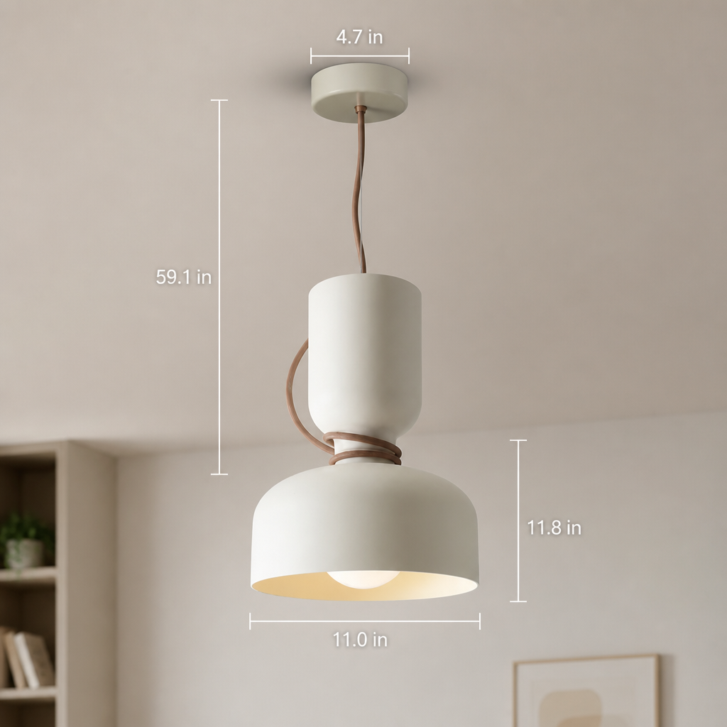Scandinavian Wrought Iron Pendant Light