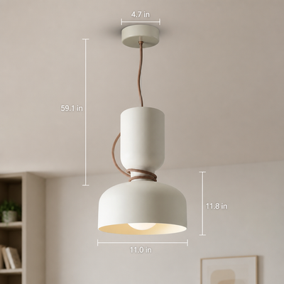 Scandinavian Wrought Iron Pendant Light