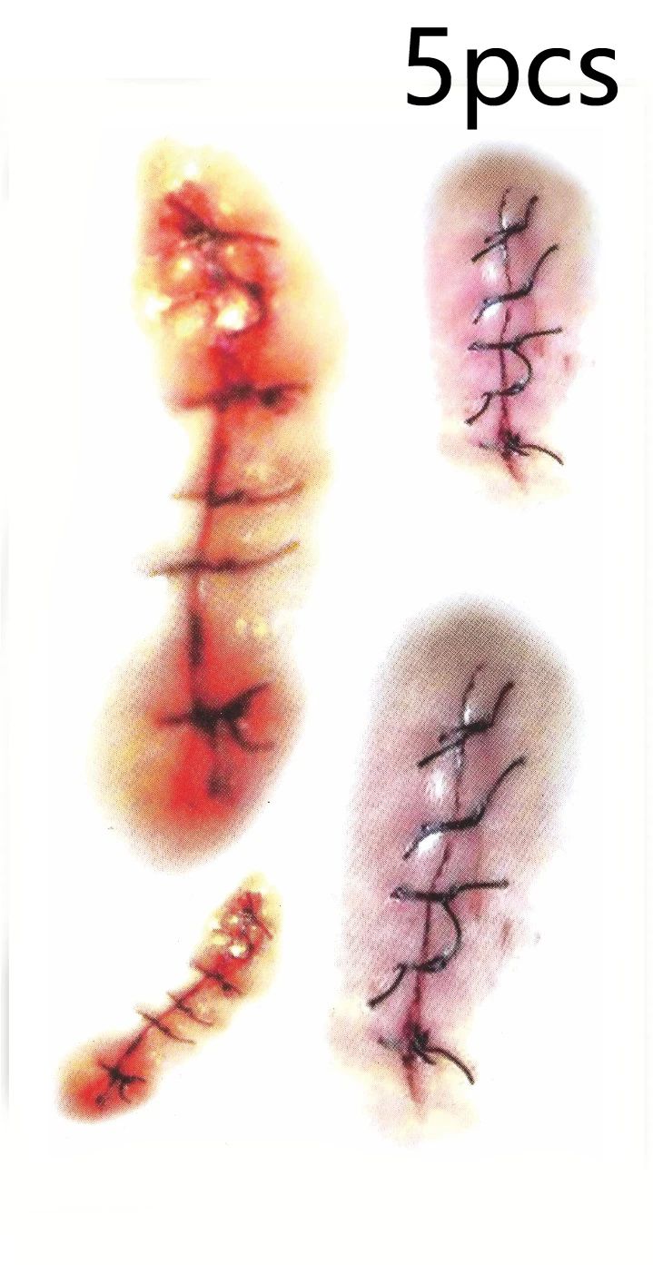 Scar Tattoo Stickers Waterproof Water-Transfer