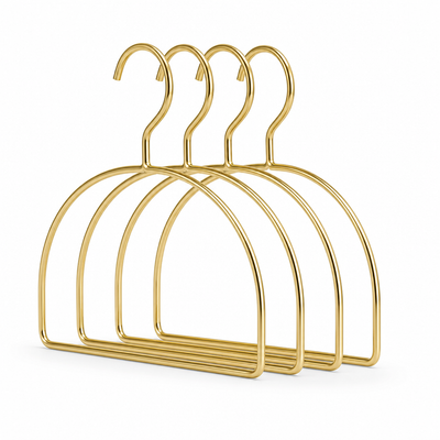 Scarf & Accessory Hanger Curved Aluminum Set of 4