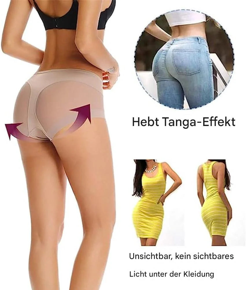 Seamless Panty Butt-Lift Microfiber & Cotton Gusset
