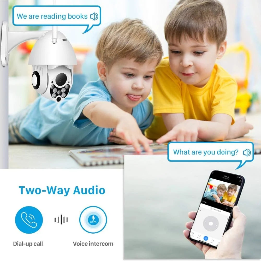 Security Camera Wi-Fi Infrared Night Vision Motion Detection