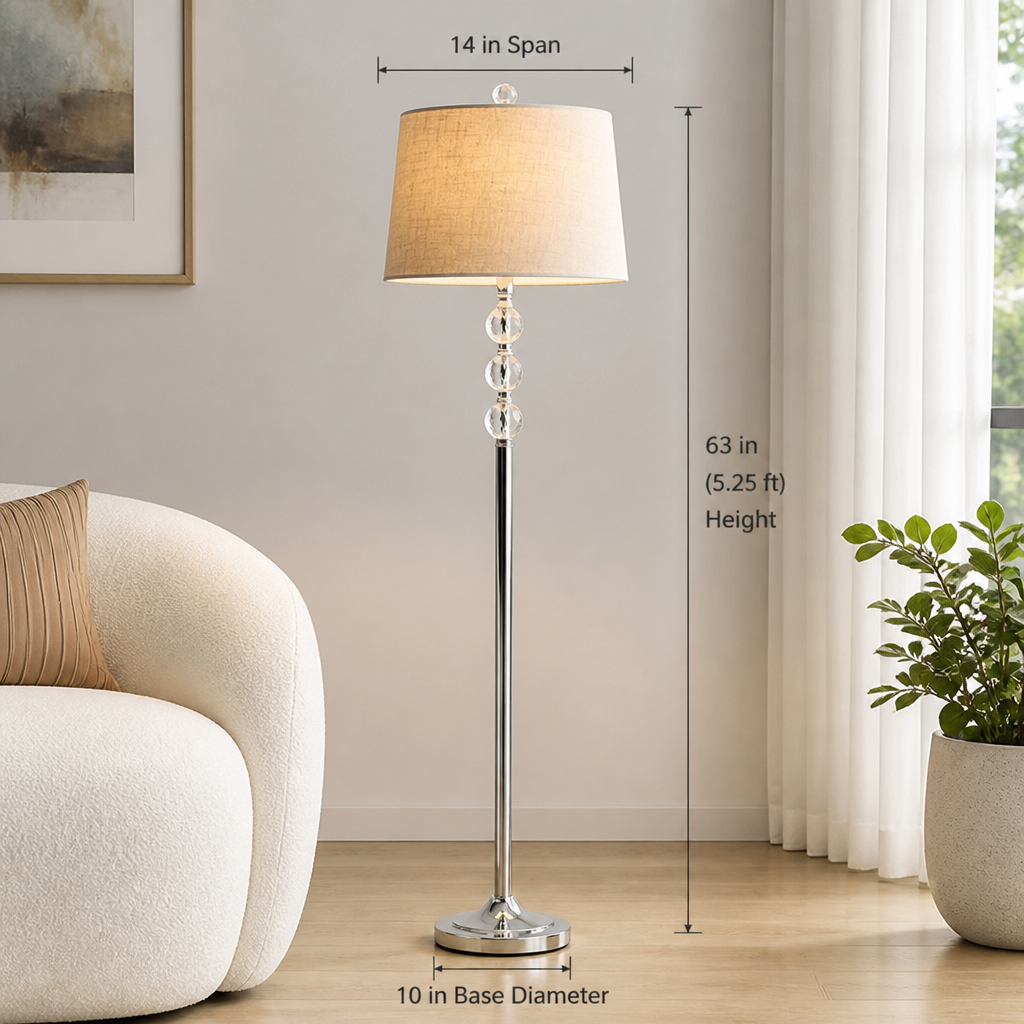 Set of 2 Clear Crystal Diamond-Cut Table Lamps