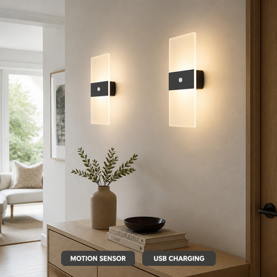 Set of 2 LED Motion Sensor Night Lights