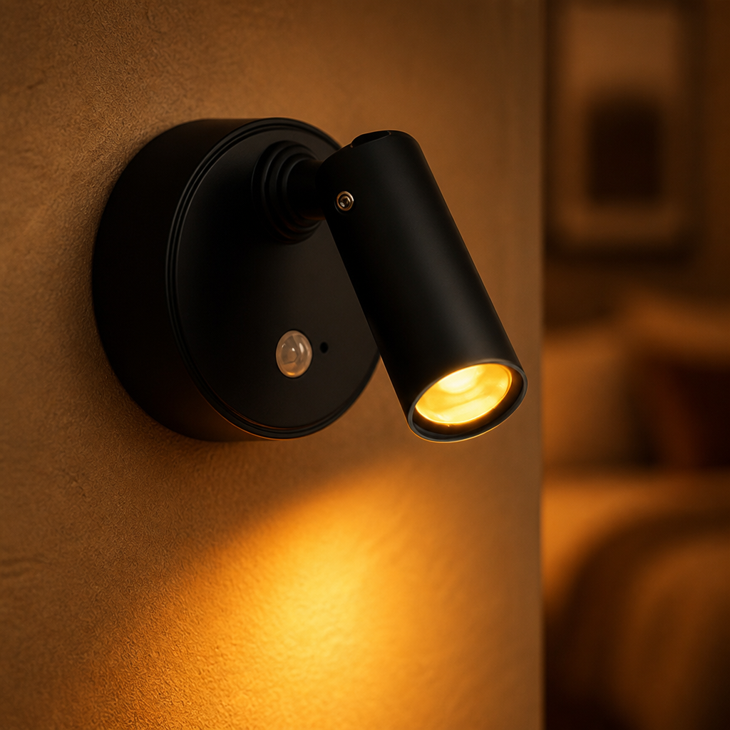 Set of 2 LED Motion Sensor Wall Sconces