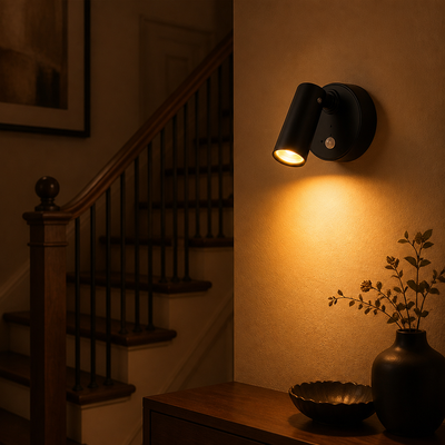 Set of 2 LED Motion Sensor Wall Sconces