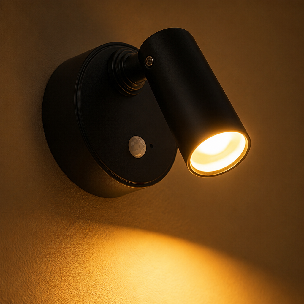 Set of 2 LED Motion Sensor Wall Sconces