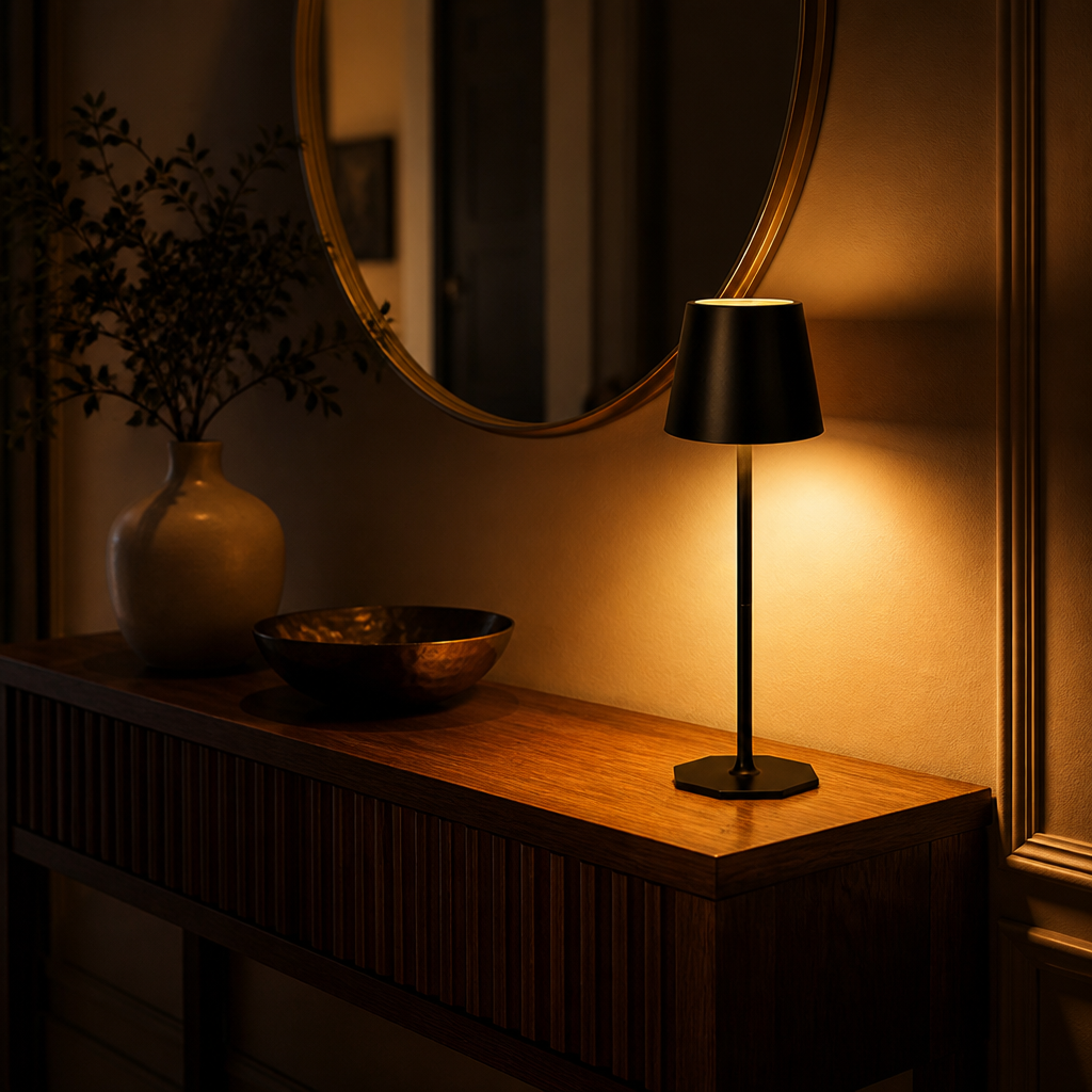 Set of 2 LED Wireless Desk Lamps