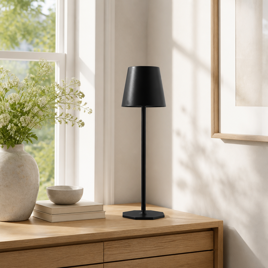 Set of 2 LED Wireless Desk Lamps