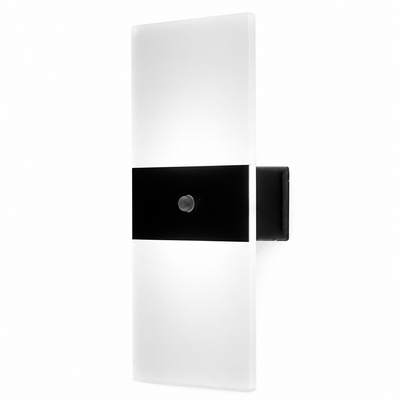 Set of 2 Modern White LED Motion Sensor Night Lights