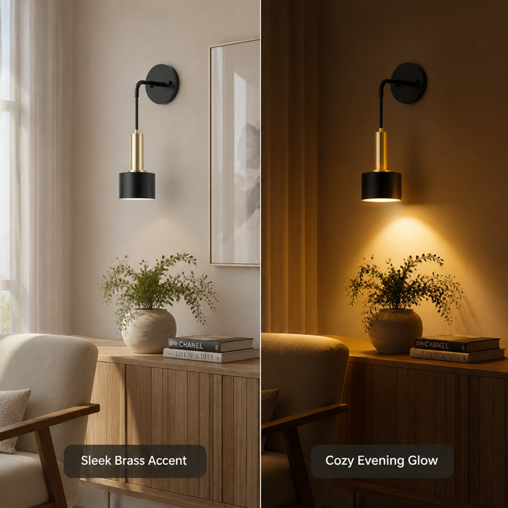 Set of 2 RGBW LED Wall Sconces