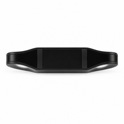 Set of 4 Minimalist Black LED Up & Down Wall Sconces