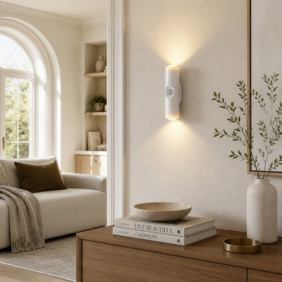 Set of 4 Modern LED Magnetic Double-Head Wall Sconces