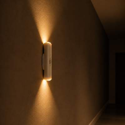 Set of 4 Modern LED Magnetic Double-Head Wall Sconces