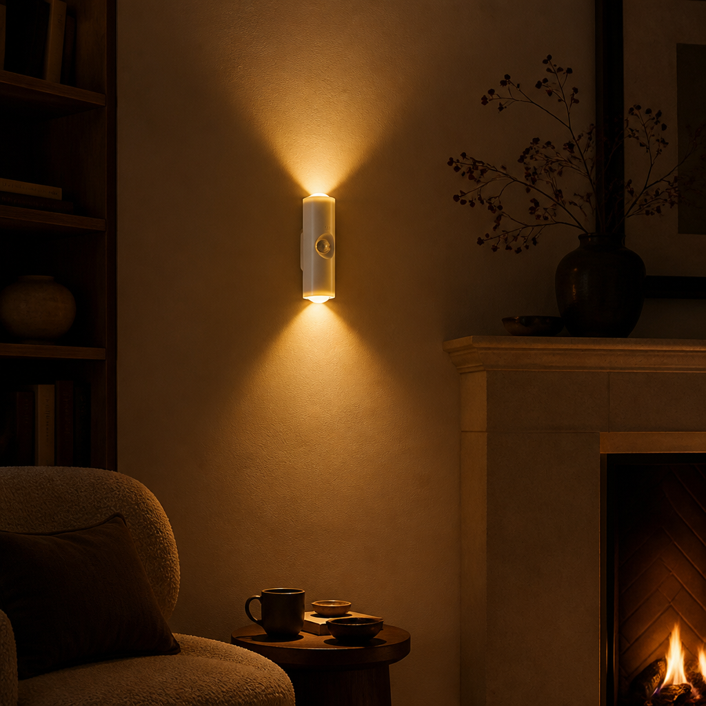 Set of 4 Modern LED Magnetic Double-Head Wall Sconces