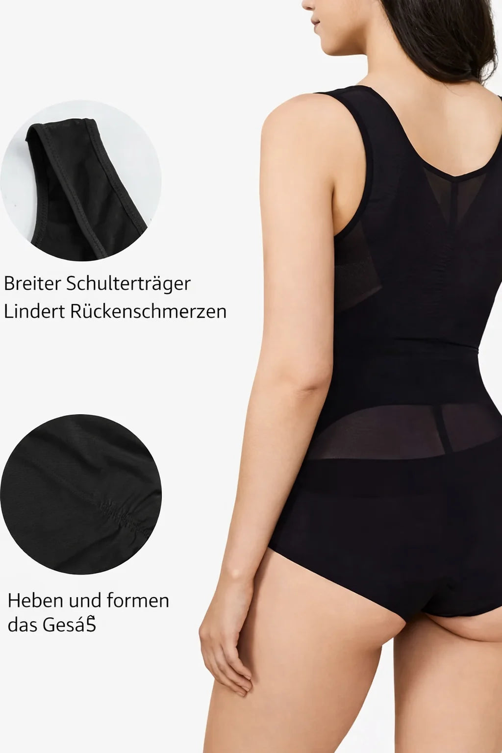 Shapewear Bodysuit Seamless Breathable Tummy & Waist Control