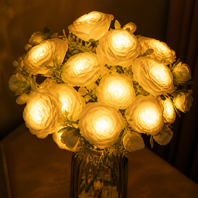 Silk Roses LED Bouquet Night Light