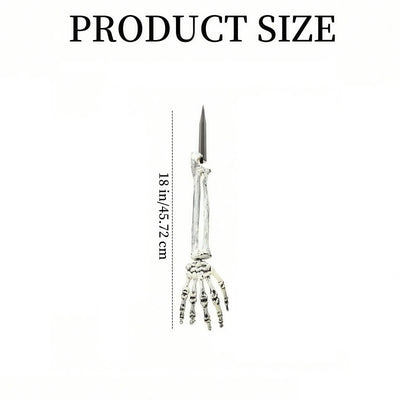 Skeleton Garden Stake Weatherproof Plastic Tool-Free Spike
