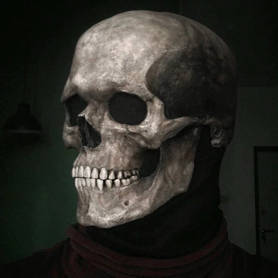 Skull Mask Movable Jaw & Skin-Friendly Latex