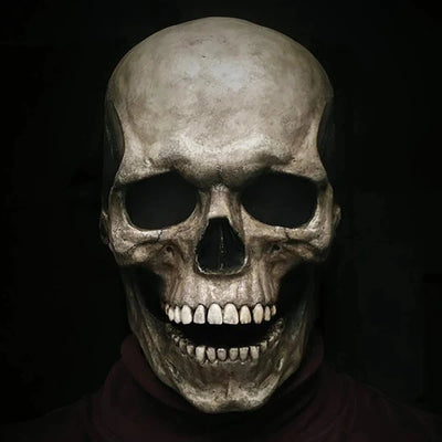 Skull Mask Movable Jaw Skin-Friendly Latex & Secure Fit
