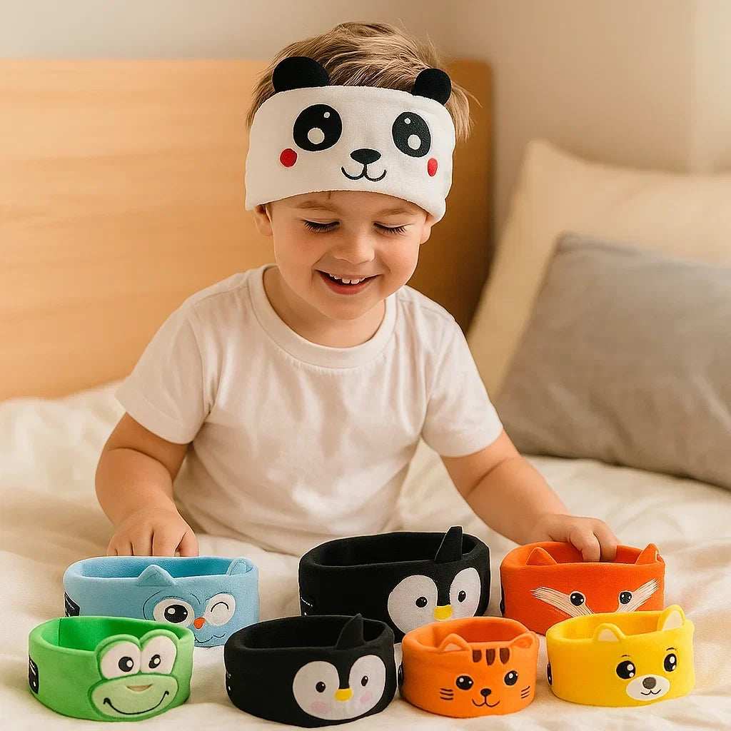 Sleep Mask Kids Built-In Bluetooth Speakers & Adjustable Band