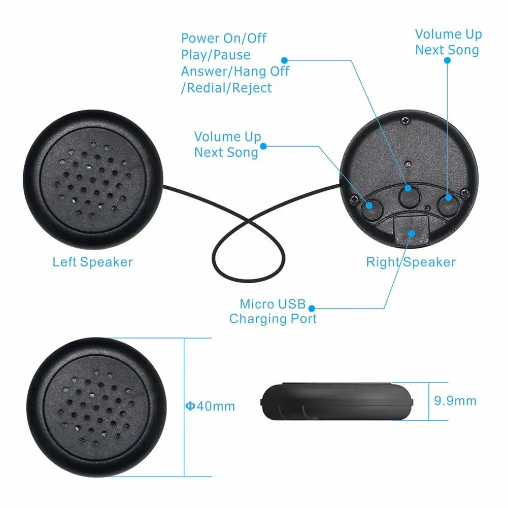 Sleep Mask Kids Built-In Bluetooth Speakers & Adjustable Band