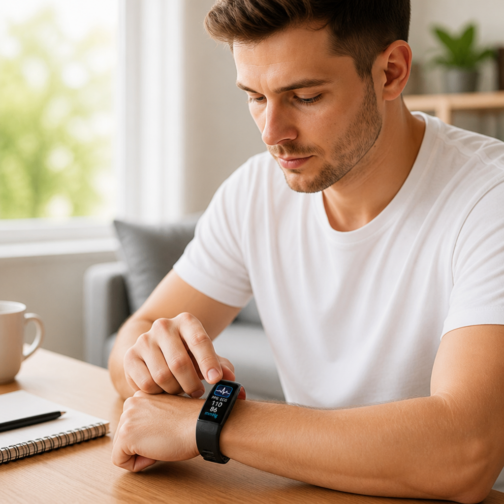 Smartwatch ECG & Blood Pressure Sleep Tracking 10-Day Battery
