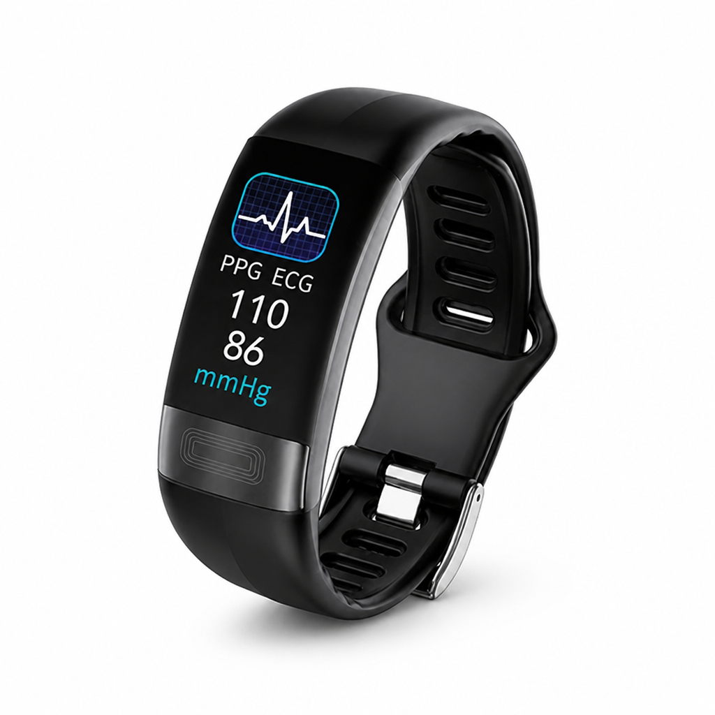 Smartwatch ECG & Blood Pressure Sleep Tracking 10-Day Battery