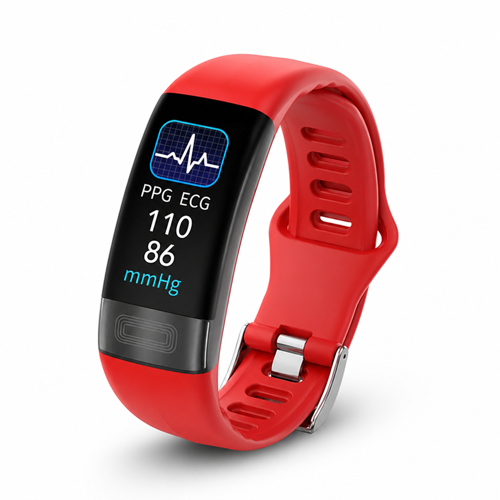 Smartwatch ECG & Blood Pressure Sleep Tracking 10-Day Battery
