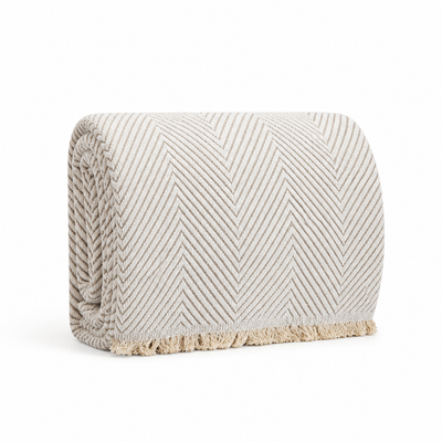 Sofa Cover Adjustable Fit Herringbone & Striped