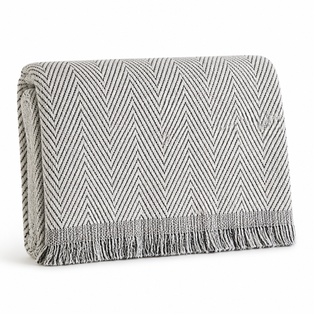 Sofa Cover Adjustable Fit Herringbone & Striped