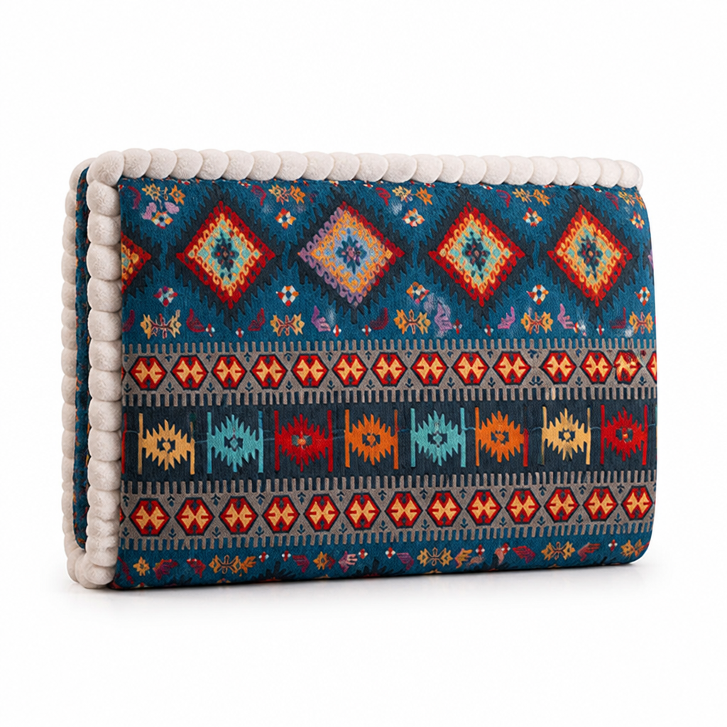 Sofa Cover Boho Jacquard Plush Microfiber Non-Slip Backing