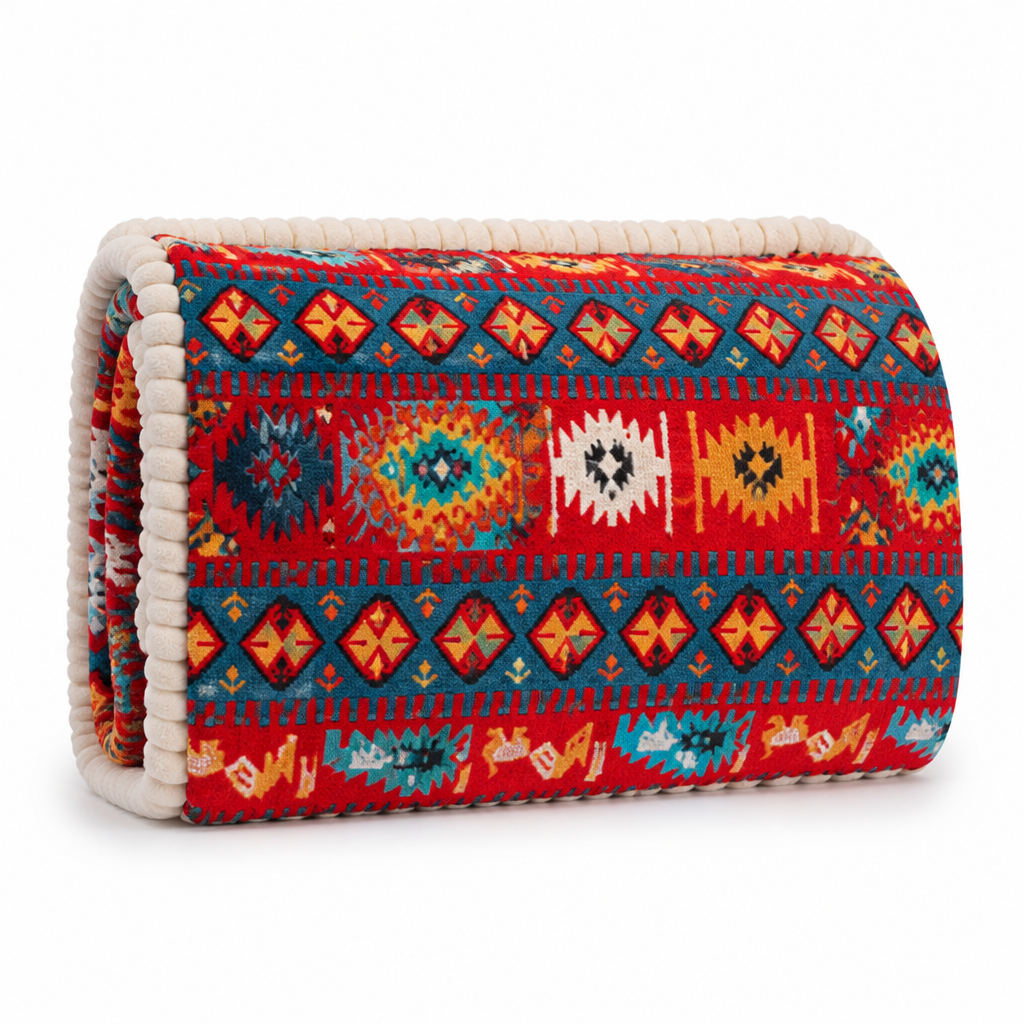 Sofa Cover Boho Jacquard Plush Microfiber Non-Slip Backing