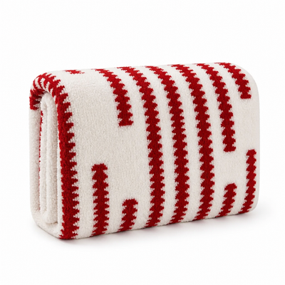 Sofa Throw Sherpa Fleece Machine Washable & Non-Slip