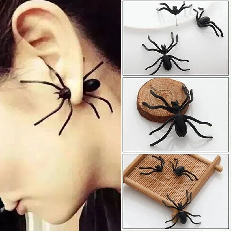 Spider Earrings 3D Realistic Lightweight & Versatile