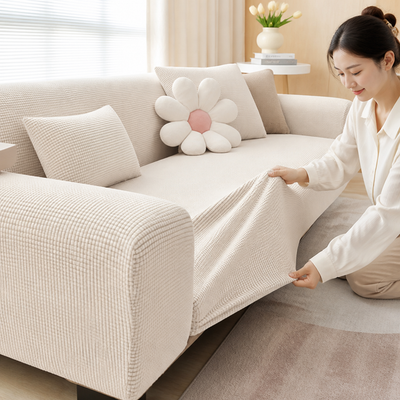 Stretch Sofa Cover Elastic & Non-Slip Fits 1-4 Seater