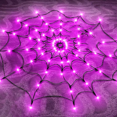 String Lights Spider Web Flexible Net LED