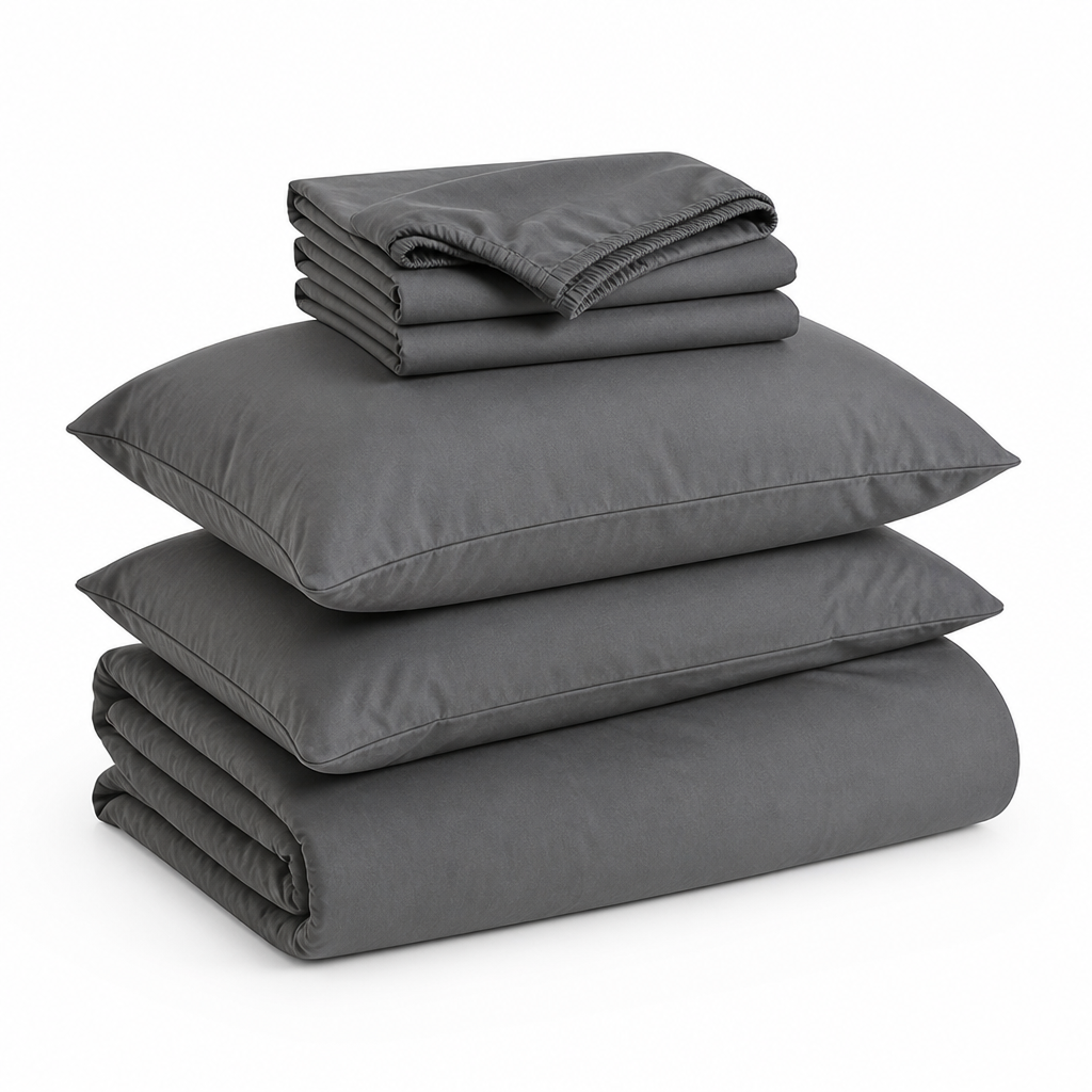 Student Bedding Set Washed Cotton Breathable Temperature-Regulating