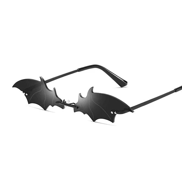 Sunglasses Bat-Wing Frame Non-Slip Nose Pads & Curved Temples