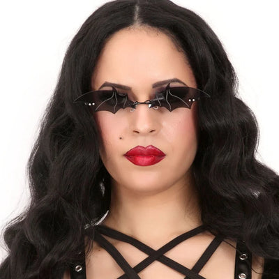 Sunglasses Bat-Wing Gothic Non-Slip Nose Pads