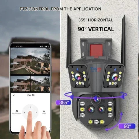 Surveillance Camera Multi-Lens 20x Optical Zoom Auto-Tracking