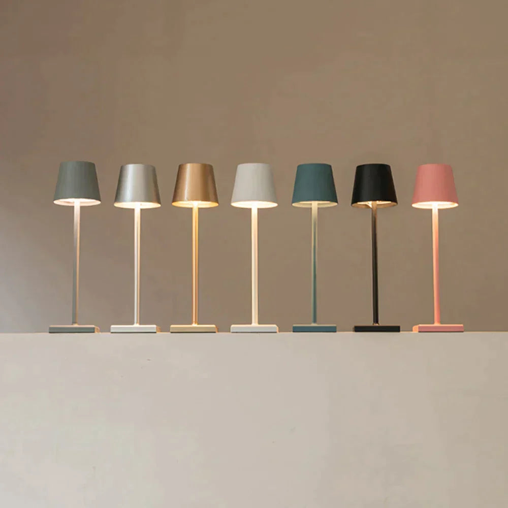 Table Lamp Wireless & Rechargeable Dimmable LED