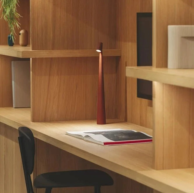 Table Lamp Wireless Rechargeable LED Metal & Glass