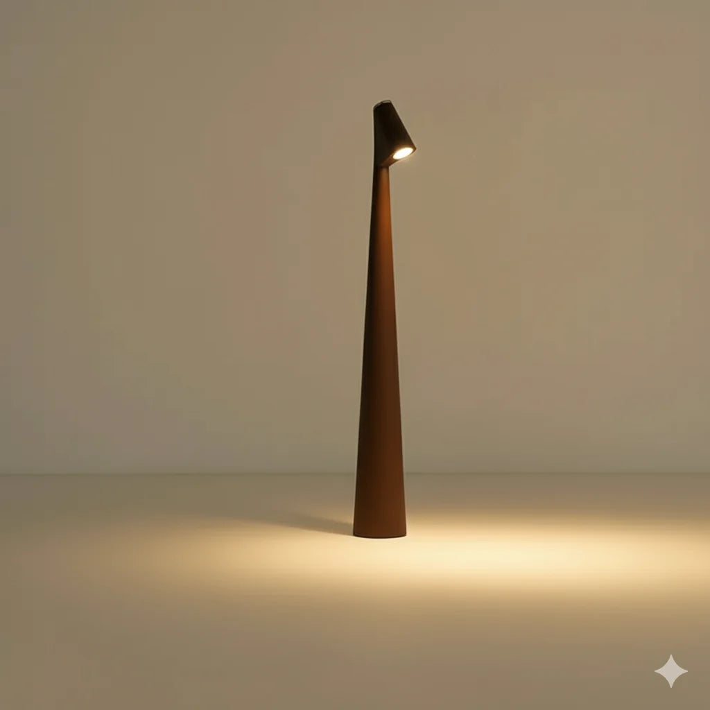 Table Lamp Wireless Rechargeable LED Metal & Glass