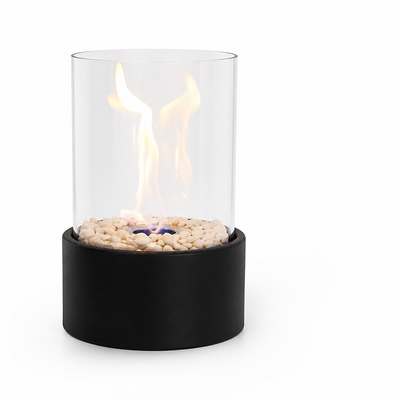 Tabletop Fireplace Smoke-Free Bioethanol Tempered Glass
